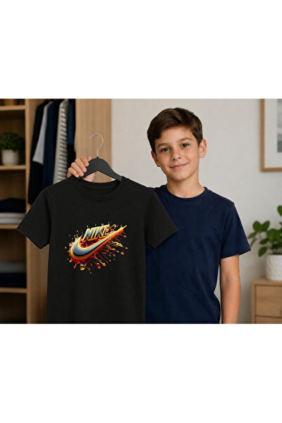 Malfini Tricou Copii Bumbac 100% Print Nike Vârstă 4-12 Ani