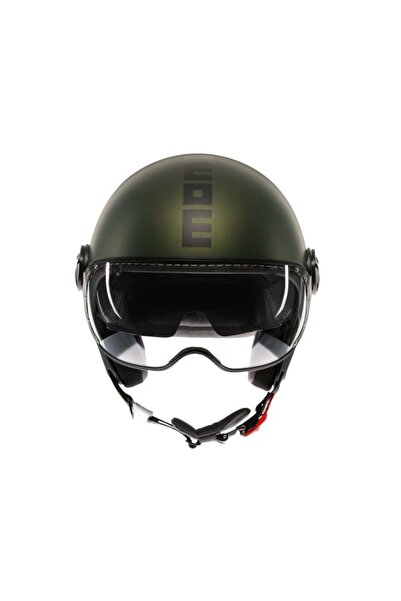 Momo Design Momodesign Fgtr Evo Matt Green Black Açık Kask