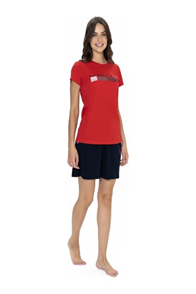U.S. Polo Assn. Γυναικείο Κόκκινο Σετ Πιτζάμες 50312919-VR019