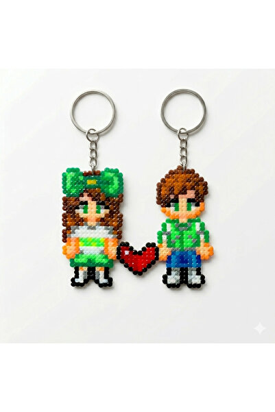 Kerul Stardew Valley Kişiye Özel Couple Çift Anahtarlık