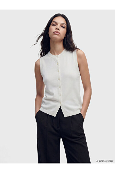 LC Waikiki Özmarka New Season Crew Neck Women's Knitwear Vest