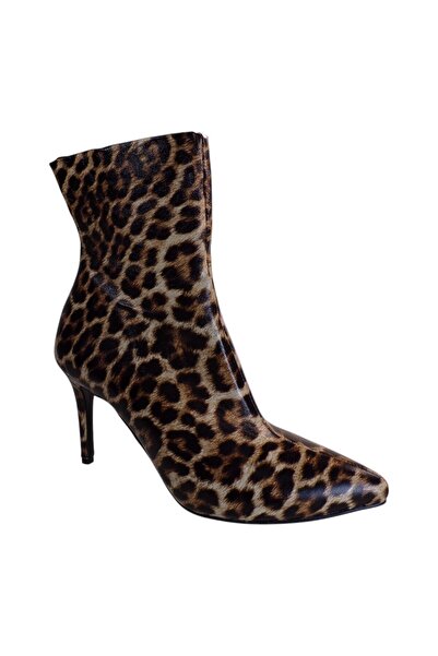 Dominique Shoes Γυναικεία Παπούτσια Μποτάκια 81435 Λεοπάρ