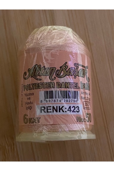 Altınbaşak Polyester dantel ipliği,oya ipi 20 gr 423