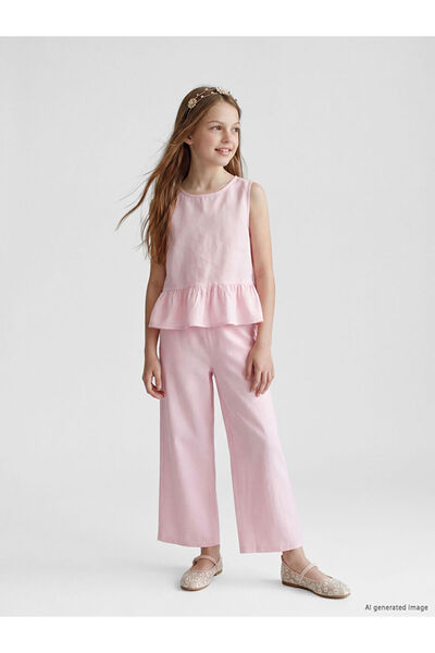 LC Waikiki Esvab • Modern & Stylish Girls' Blouse and Pants Set