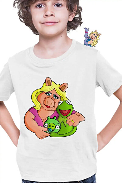 OEM Tricou Copii Baieti The Muppets Kermit the Frog Miss Piggy