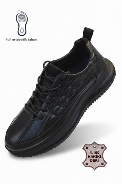PAPATAY 3009 Orthopedic Light Sole Rubber Laced Men's Sports Shoes - Casual M...