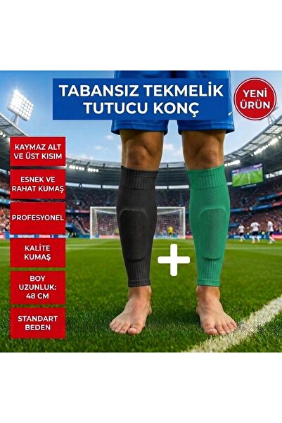 BS BEYAZ SHOES Profesyonel 2'li İKİ AYRI RENKLİ TABANSIZ KESİK TEKMELİK TUTUC...