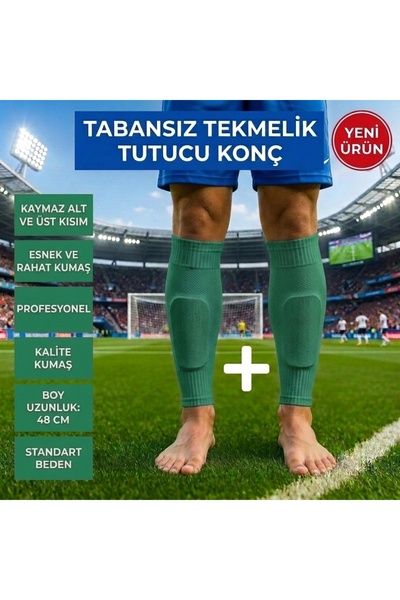 BS BEYAZ SHOES Profesyonel 2'li TABANSIZ KESİK TEKMELİK TUTUCU Futbol Sporcu ...