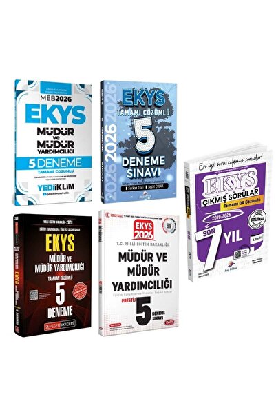 Pegem Akademi Yayıncılık 2026 MEB EKYS Müdür ve Müdür Yardımcılığı Süper Dene...