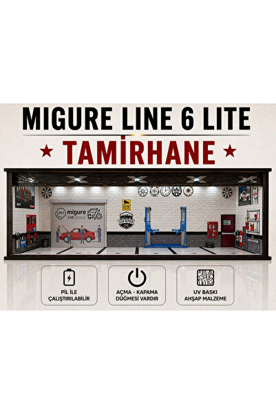 Migure LINE 6 LITE – Dekoratif Model Araç Sergileme Standı