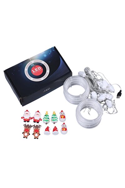 unbranded Christmas installation JOLLYRINGS 3m, 10 LED rings, 5 figurines, wi...