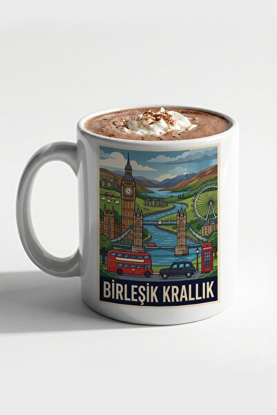 Kirbi Reklam United Arab Emirates - Uae City Printed Porcelain Mug Cup Gift