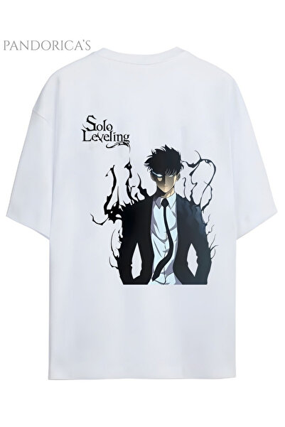 Grafftee Clothing Solo Leveling Anime Tasarım Serisi Sung Jinwoo Yazılı Sırt ...