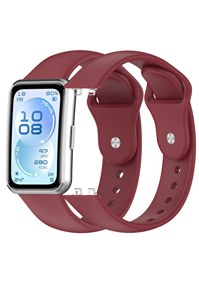 Nezih Case Huawei Band 11 / 11 Pro Uyumlu Yumuşak Soft Silikon Renkli Spor Ko...