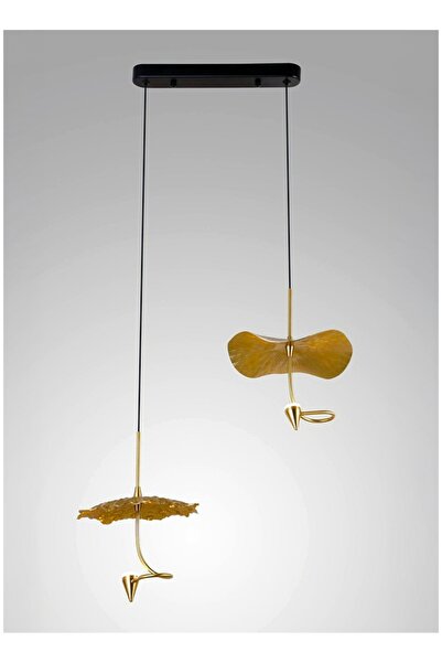 spolux Modern Lighting, Double pendent, Light, Copper flower pendent, GBK & B...