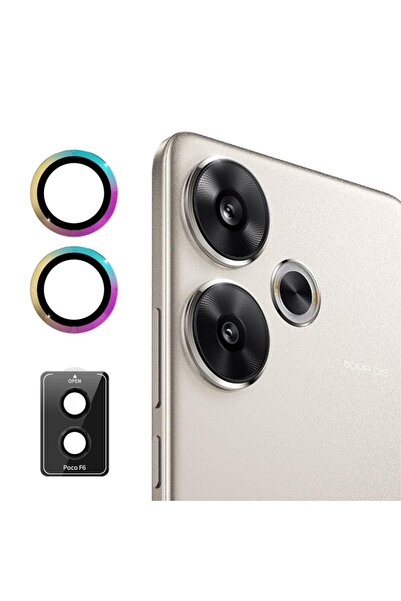 ENKAY Xiaomi Poco F6 5G Κρίκοι Προστασίας για Κάμερα - Lens Protector Rings C...