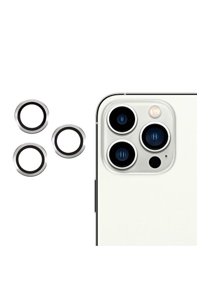 RURIHAI Apple iPhone 13 Pro/13 Pro Max Κρίκοι Προστασίας για Κάμερα Silver