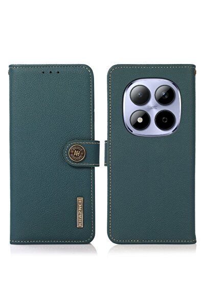 KHAZNEH Δερμάτινη Θήκη Πορτοφόλι Green (Xiaomi Redmi Note 15 Pro 4G)