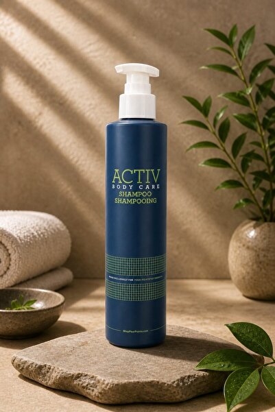 ACTIV BODY CARE شامبو مرطب معبأ باللون الأزرق 360 مل - لمعان ونعومة لجميع أنو...