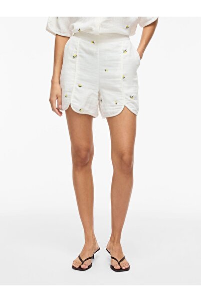 VILA Shorts VIBRODERA Mid-Waist