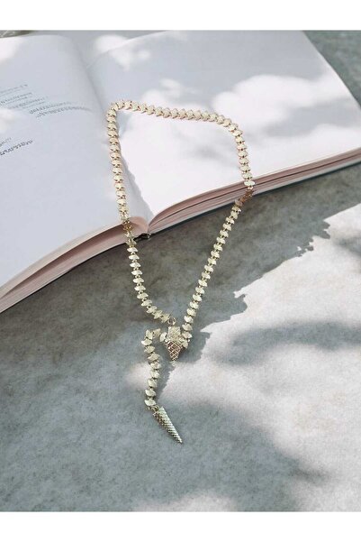 AYL ACCESSORİZE GOLD YILAN KOLYE