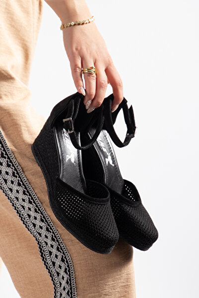 Elile Shoes Triko Espadril Kadın Sandalet