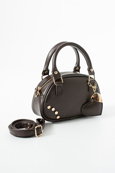 Legend Aksesuar Kadın Belloni Model Mini Boy Oval Kalp Charm Hediyeli El ve O...