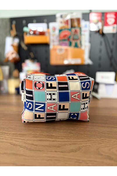 Fiorbag Makeup Bag with Zipper and Lining Single Compartment Jewelry Organize...