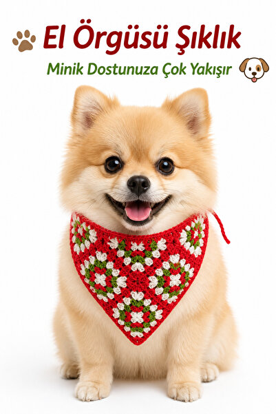 NEHOLİA Dog Bandana Stylish Pet Neck Scarf Cat Dog Accessory