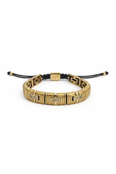 PerleJewelry Code Black Gold Bileklik