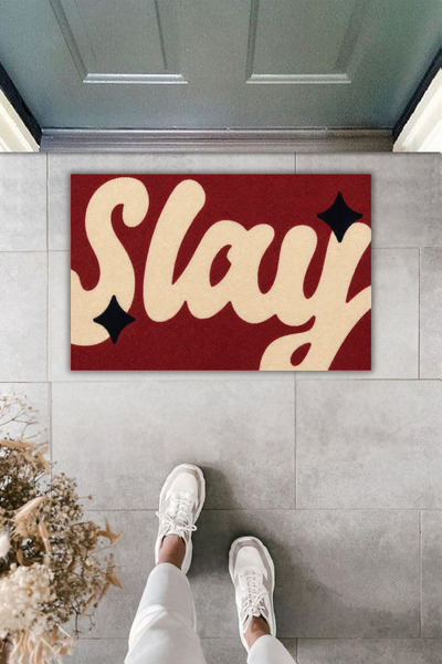 Dormot Dekoratif Dijital Paspas Kişiye Özel Tasarım Slay Kapı Önü Paspas 70x45cm