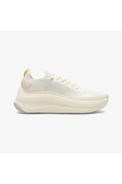 Calvin Klein Chunky Runner Lace Up Sock Knit Kadın Gri Sneaker