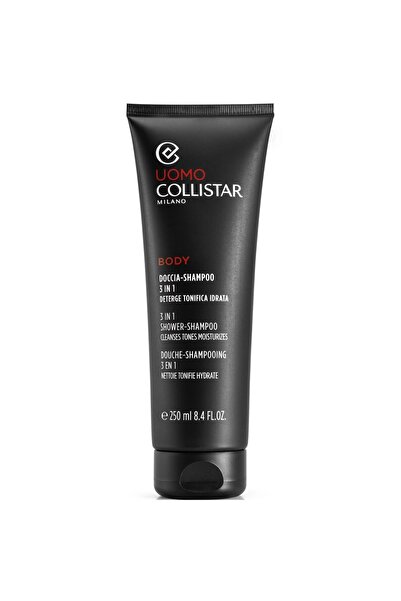 Collistar Uomo, Σαμπουάν Μαλλιών, Μαλακτική Κρέμα & Αφρόλουτρο 3-σε-1, Καθαρι...