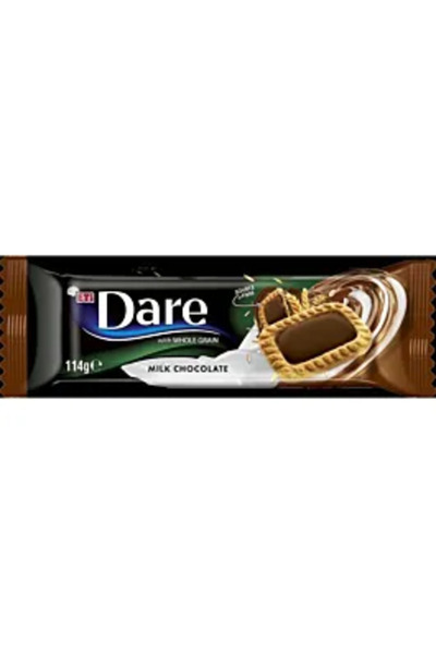 Dare Biscuiți cu cereale integrale și ciocolată cu lapte 114g