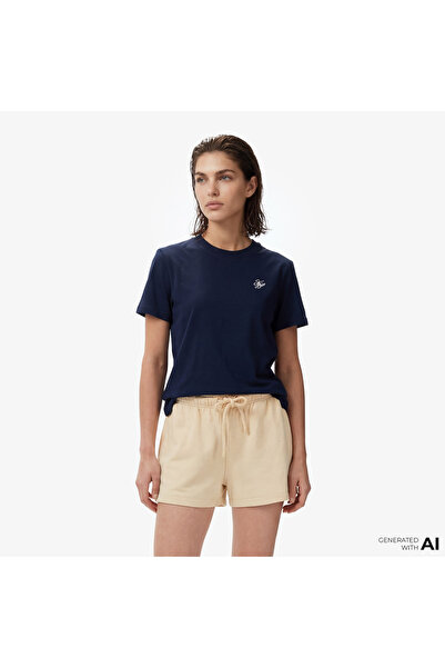 Tommy Hilfiger Script Kadın Lacivert T-Shirt