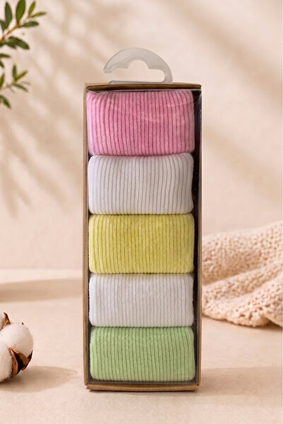 Pure Plus 5'li %100 Pamuk Bebek Çorabı | Unisex, Kutulu, Premium | İz Yapmaz ...