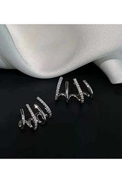 AltıntaşAksesuar Women's Earrings - Multi-Look Zircon Stone Earrings