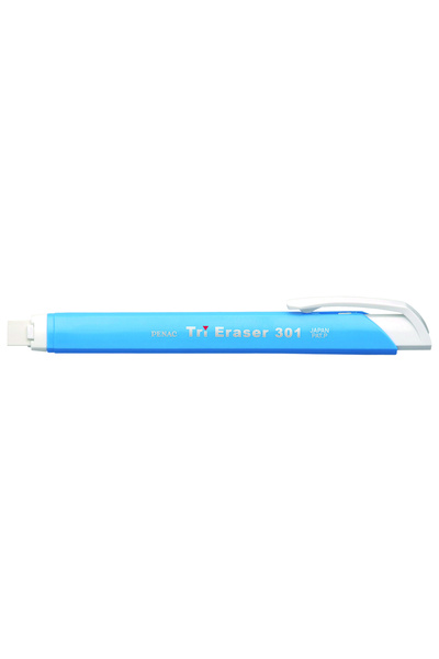 PENAC Radiera mecanica Tri Eraser, triunghiulara, 100% cauciuc - corp albastr...