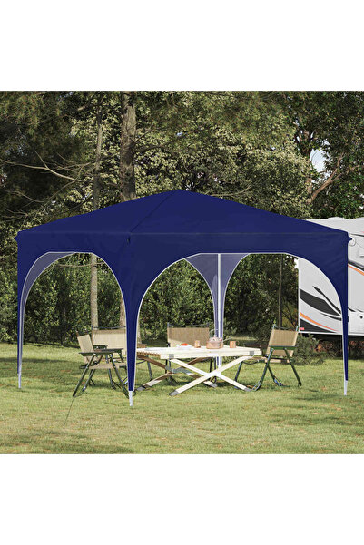 vidaxl Cort de Petrecere Pop-up 290 x 290 x 245 cm albastru