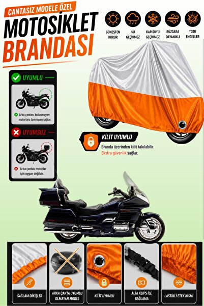 Cemku Twin Top Gray - Bottom Orange Honda Goldwing Gl 1500 Se Compatible Engi...