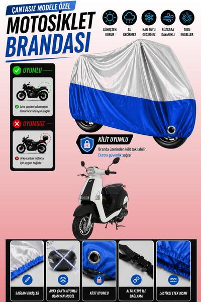 Cemku Twin Top Gray - Bottom Blue Mondial 50 Revival Compatible Engine Cover,...