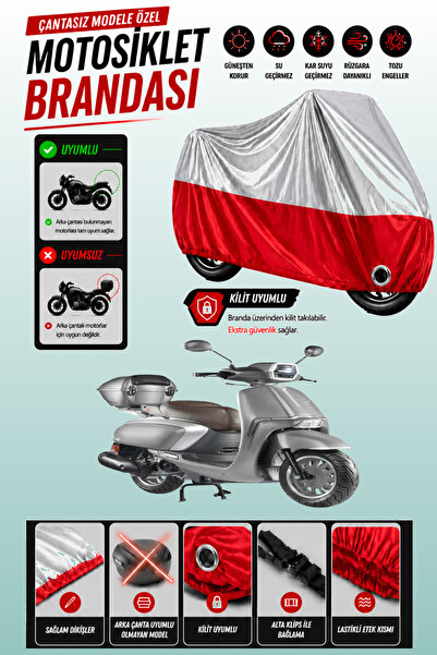 Cemku Twin Top Gray - Bottom Red Motolux Americano 125 Compatible Engine Cove...