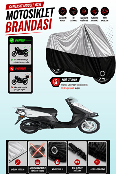 Cemku Twin Top Gray - Bottom Black Rks Private 125 Compatible Engine Cover, R...