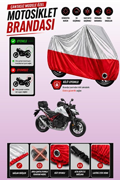 Cemku Twin Top Gray - Bottom Red Honda Cb 750 Hornet Compatible Engine Cover,...