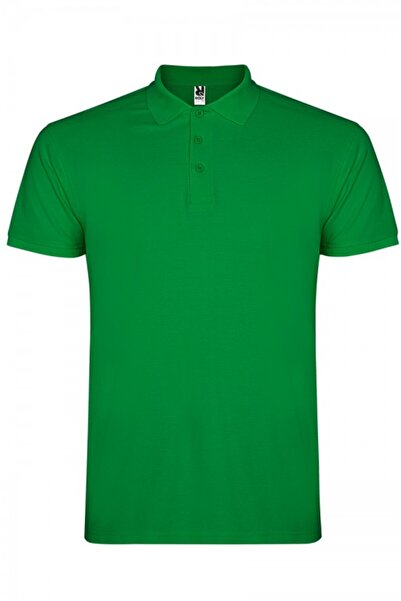 ROLY Tricou polo copii, bumbac 100%, Star, verde