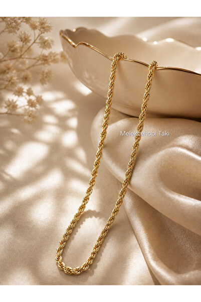 XUPING JEWELRY Melekcehobi Takı Xuping 14K Burgu Zincir Kolye 70 cm