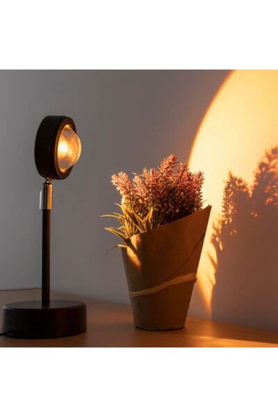unbranded Proiector lumină apus LED USB, lampă decorativă romantică 360°, lum...