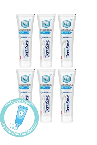 Dentasave Non-Abrasive Whiteness 6X 75 ml Gift Promotional Package