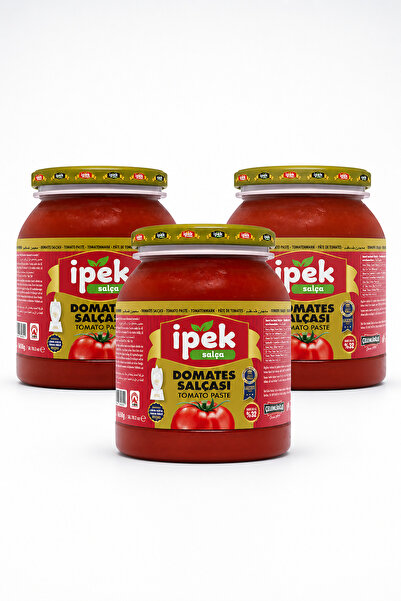 İpek Domates Salçası 32 Briks 1.650 gr Pet x 3 Adet