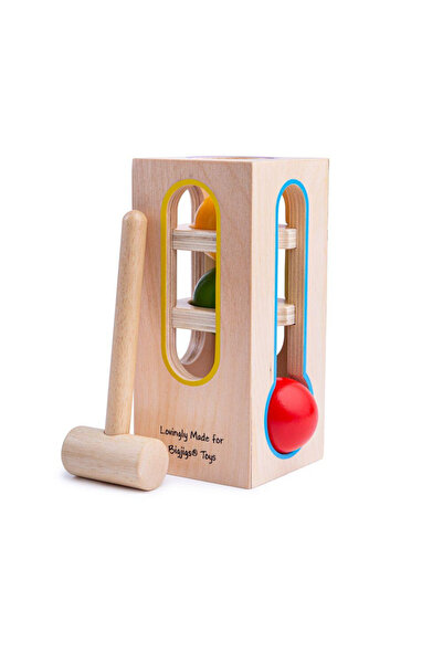 BIGJIGS Toys Jucărie de dexteritate - Turnul cu mingi